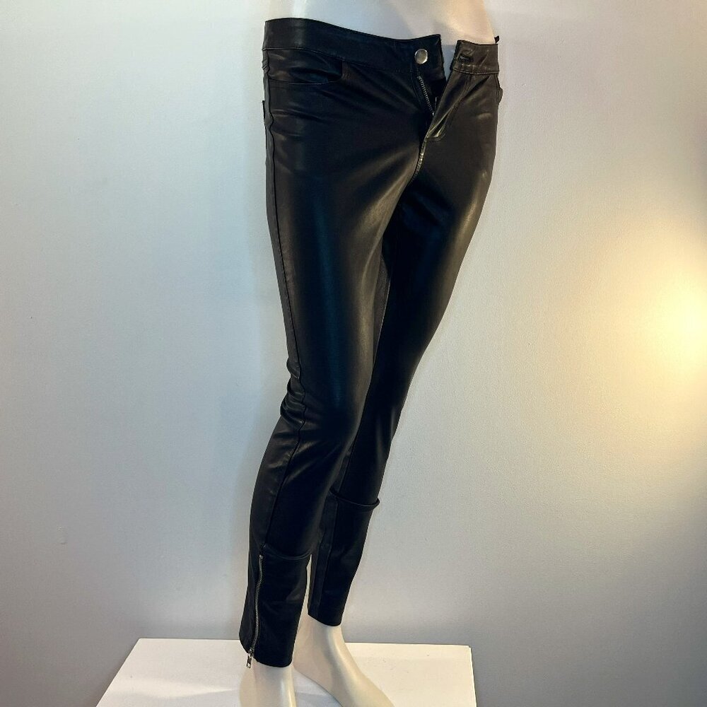 VERO MODA Women's Selena Ray Ankle Zip Polyurethane Pant - EU 34 US 4 - NWT $69